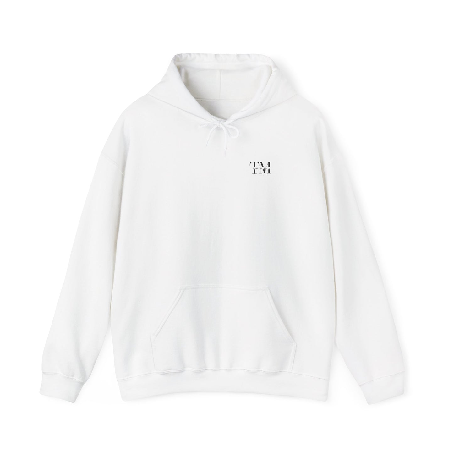 Unisex Hoodie – Sleek Minimalist White for Effortless Style!